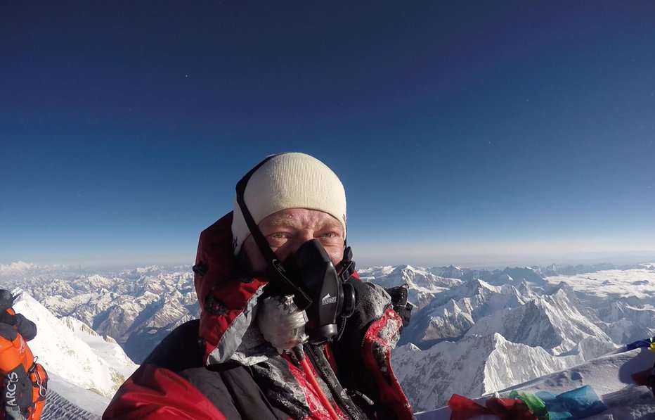 Fotografija: Letos poleti je osvojil tretji najvišji vrh sveta Kangčendzengo. FOTO: osebni arhiv