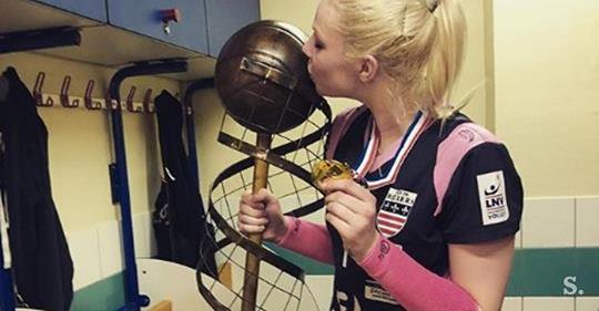 Fotografija: Eva Mori je osvojila svoj premierni pokal za naslov državne prvakinje. FOTO: Instagram