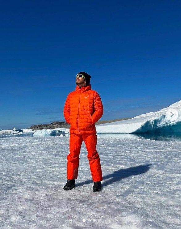 Šampion formule ena si je privoščil razkošno potovanje na Antarktiko.
