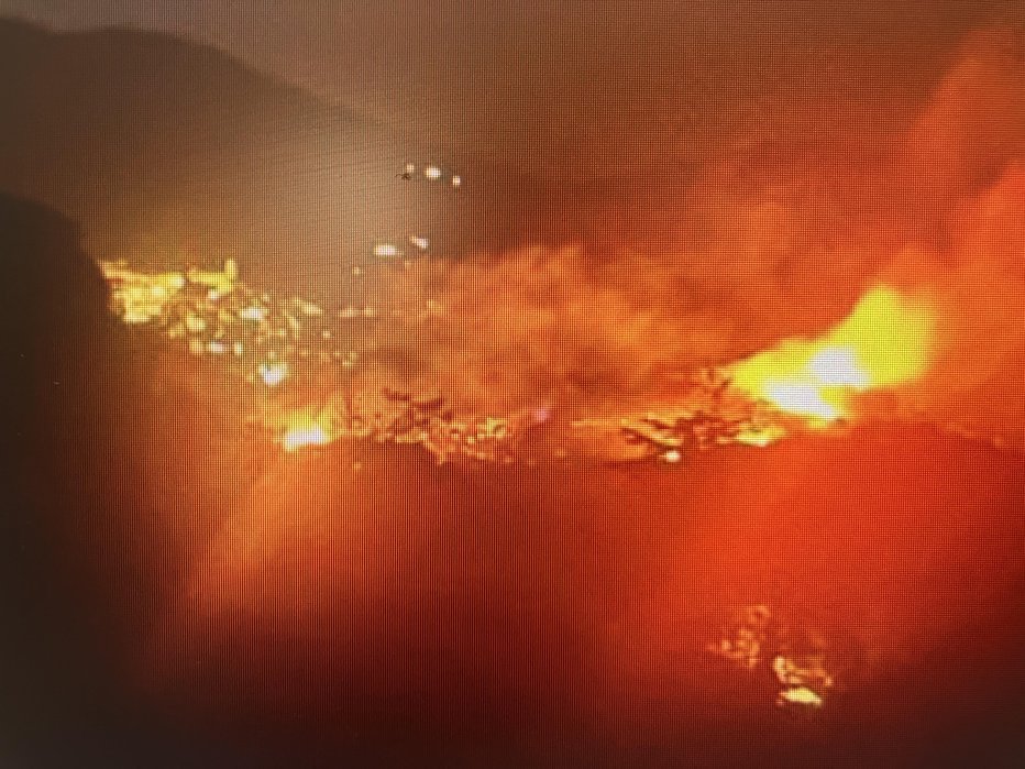 Fotografija: Italija se spopada s številnimi požari. FOTO: Facebook
