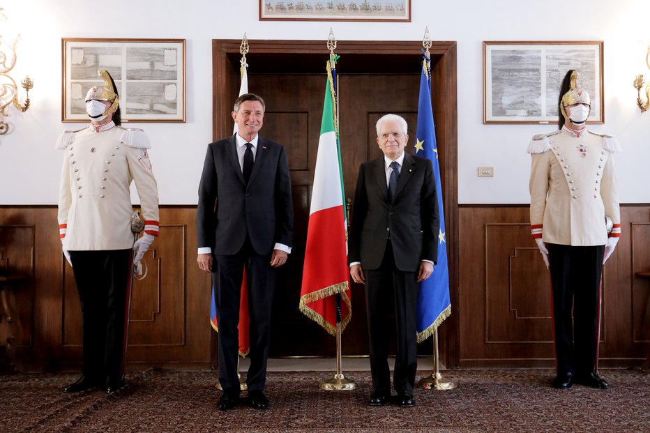 Fotografija: Obisk nekdanjega predsednika Boruta Pahorja v Italiji. FOTO: Daniel Novakovic/sta