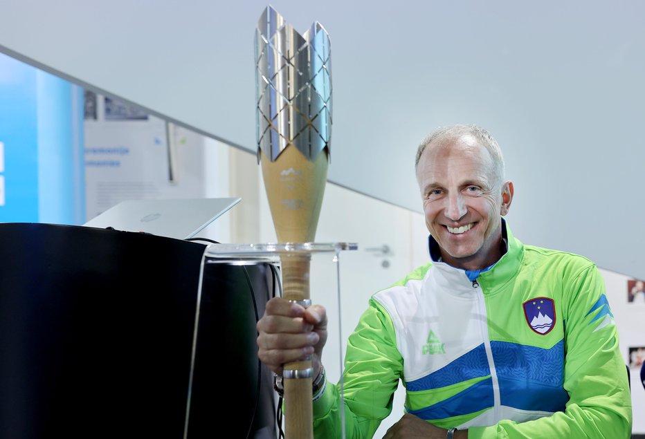 Fotografija: Jani Klemenčič je letošnji ambasador slovenske olimpijske bakle. FOTO: Blaž Samec