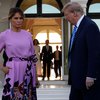Melania Trump praznuje, njen mož pa mora na sodišče